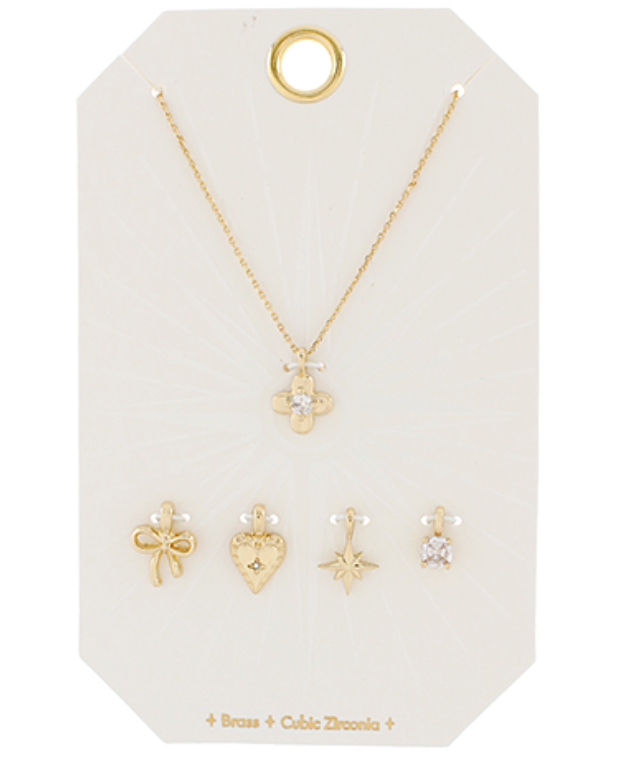 Charm Necklace Set