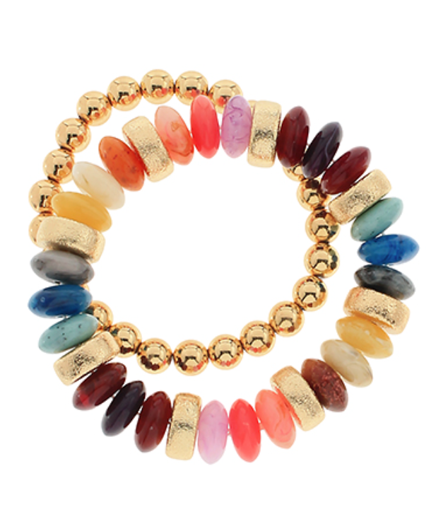Rondelle Bead Bracelets