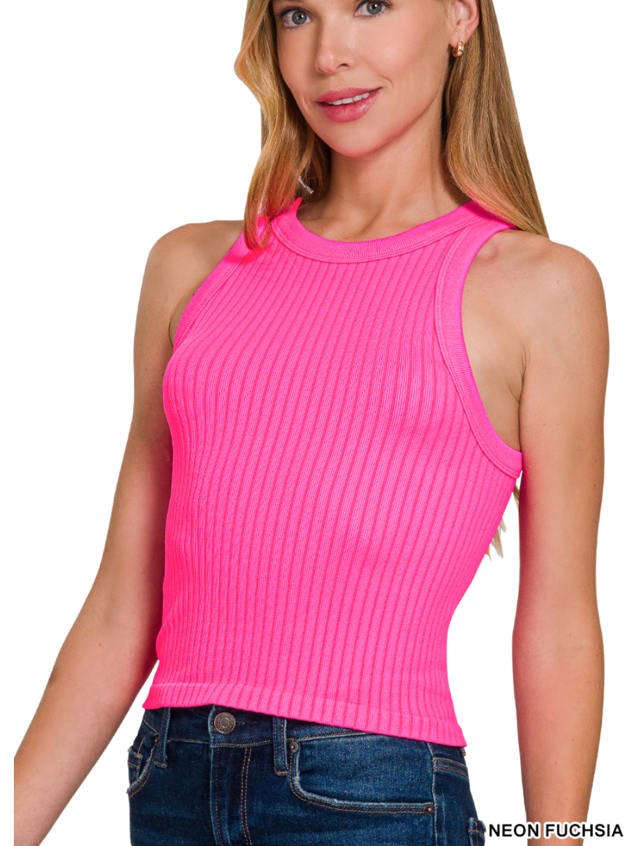 Seamless Ribbed Tank Top