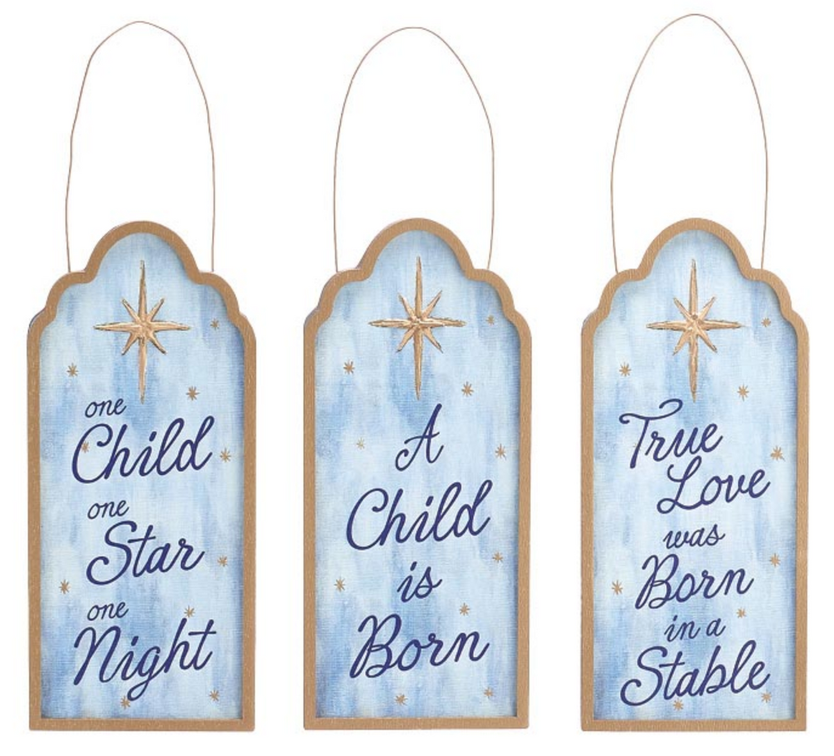 Wooden Plaque Ornament