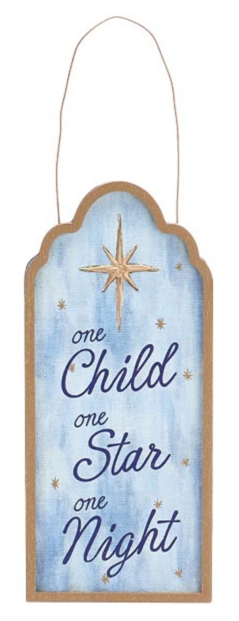 Wooden Plaque Ornament
