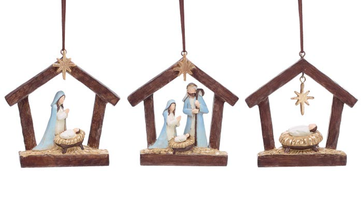 Manger Scene Ornament