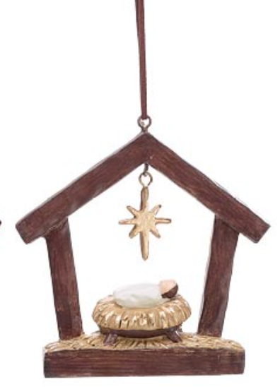 Manger Scene Ornament