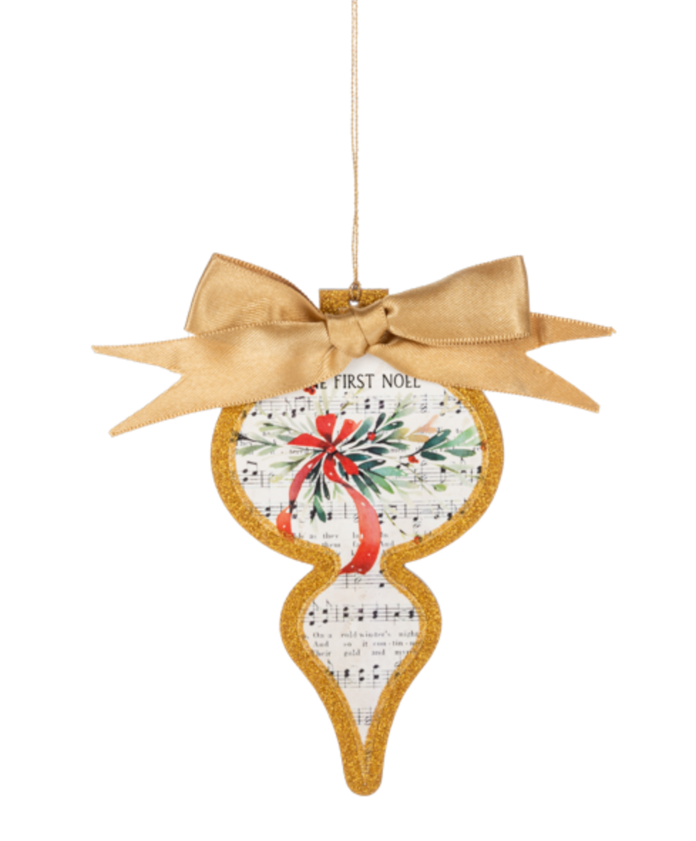 Holiday Music Sheet Ornament