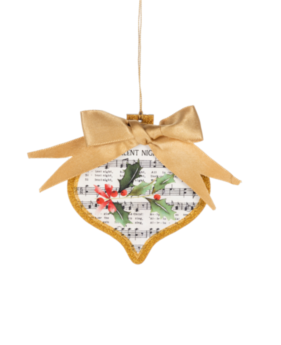 Holiday Music Sheet Ornament