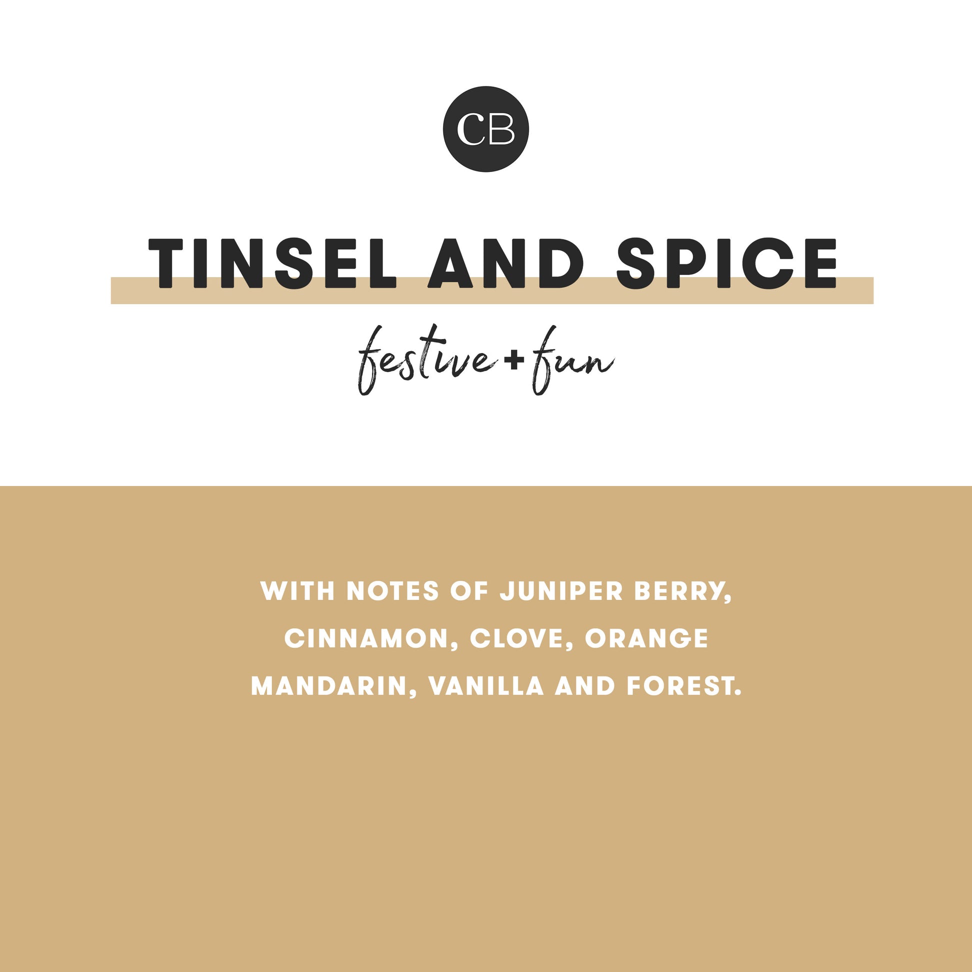 Tinsel & Spice Petite Candle (8oz)