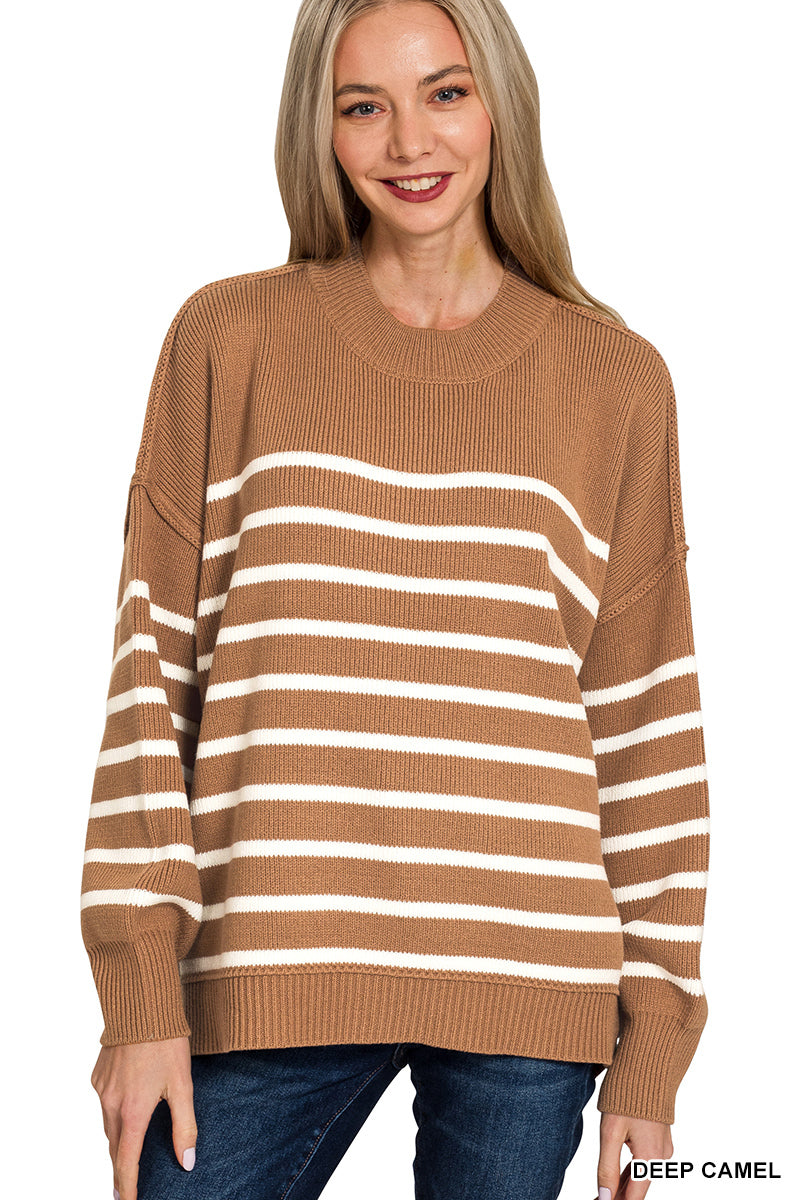Striped Oversized Sweater