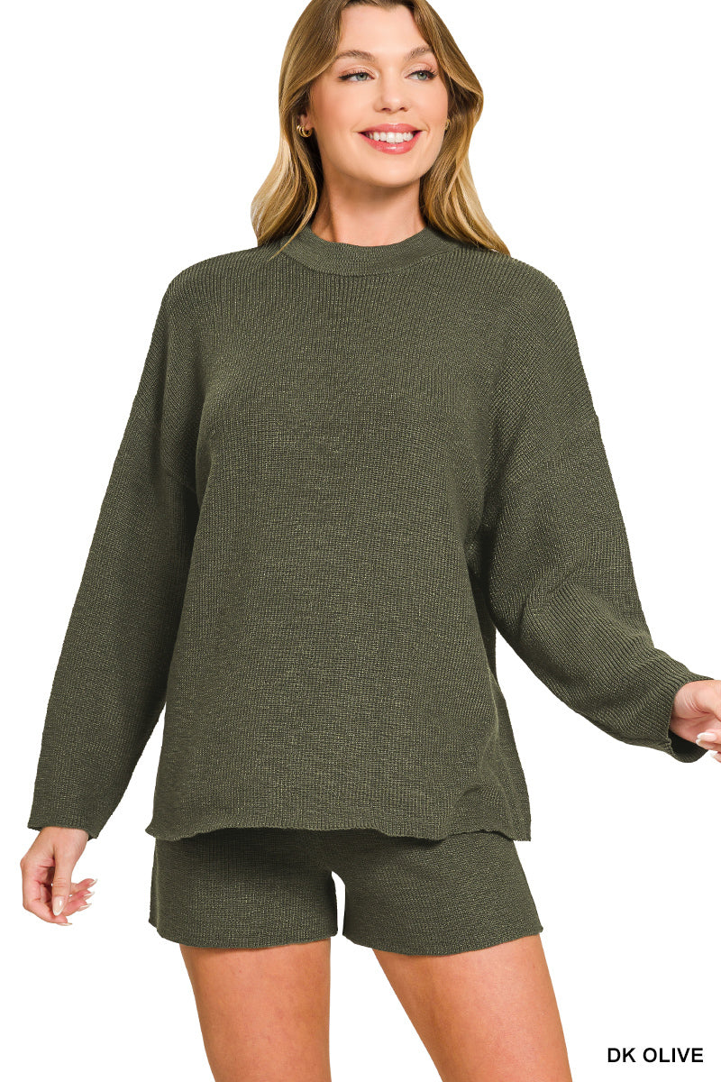 Sweater & Shorts Set
