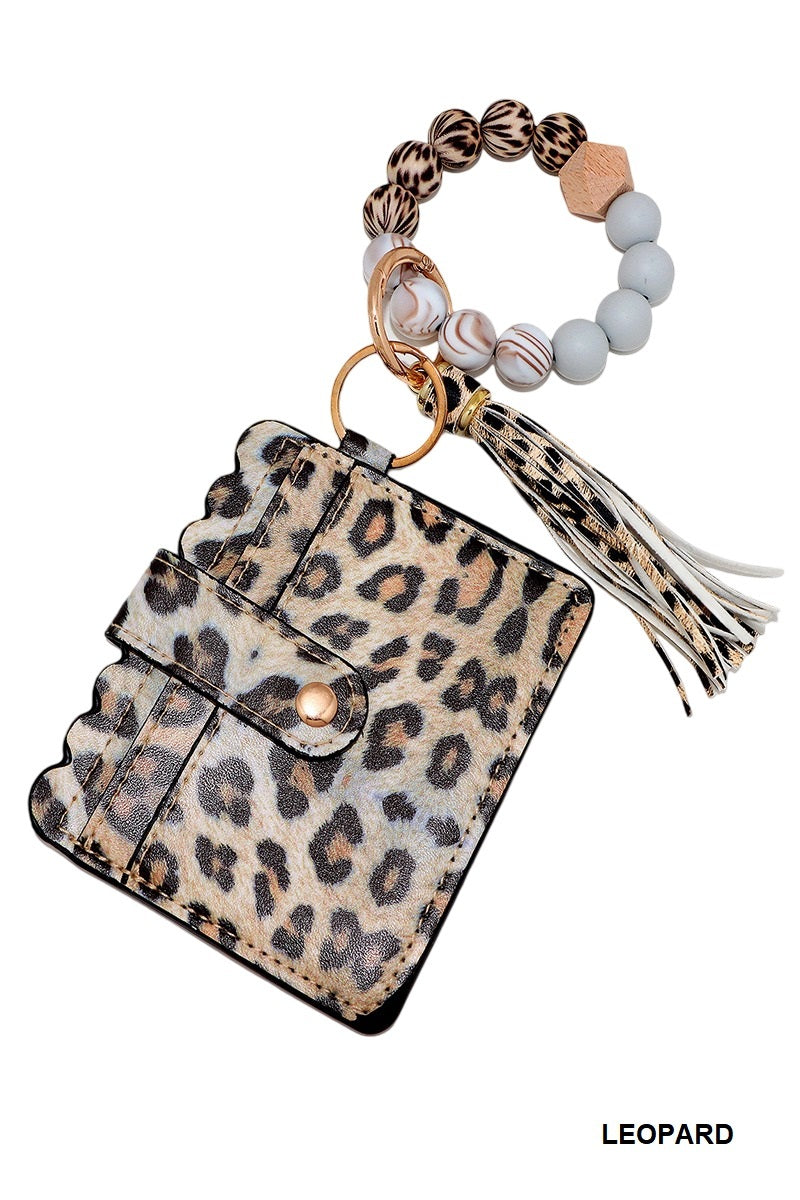 Beaded Keychain Wallet