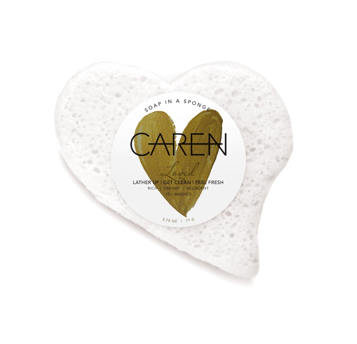 Caren|Loved Soap Sponge