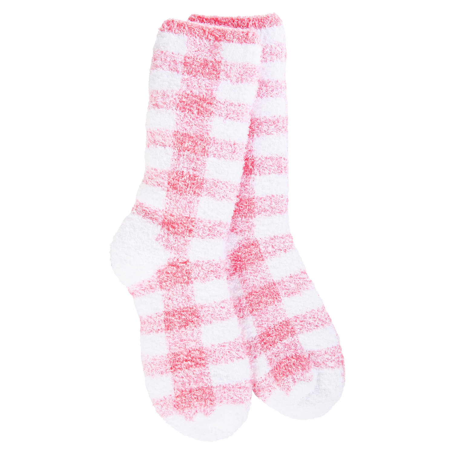 WSS| Pink Check Socks