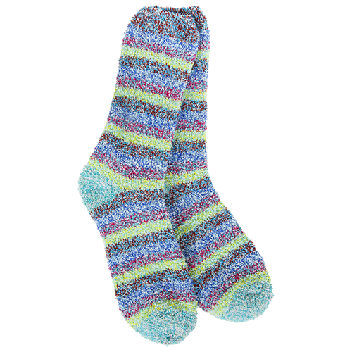 WSS Cozy Stripe Crew Socks