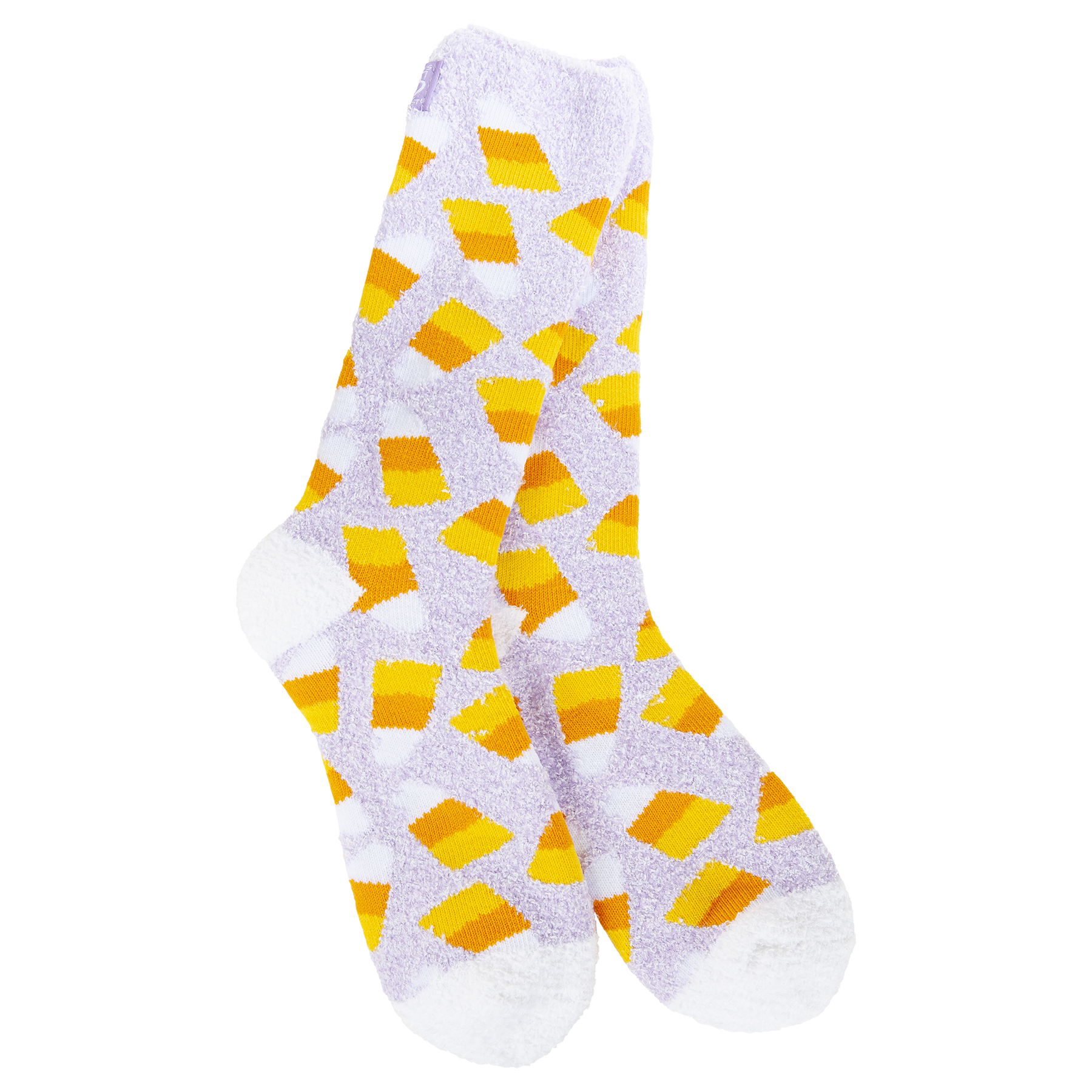 WSS Candy Corn Cozy Socks