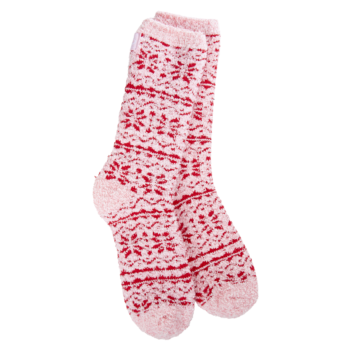 WSS Fair Isle Pink Cozy Winter Socks