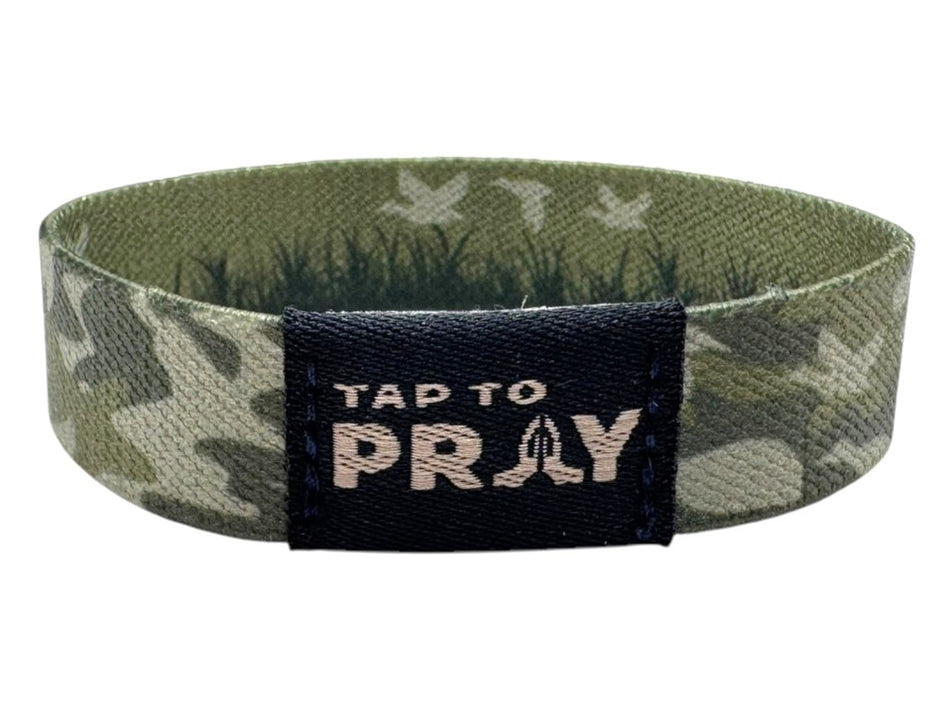 Tap To Pray™ Waterfowl Camo Wristband