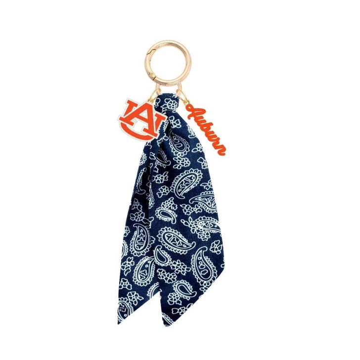 Auburn Bandana Bag Charm