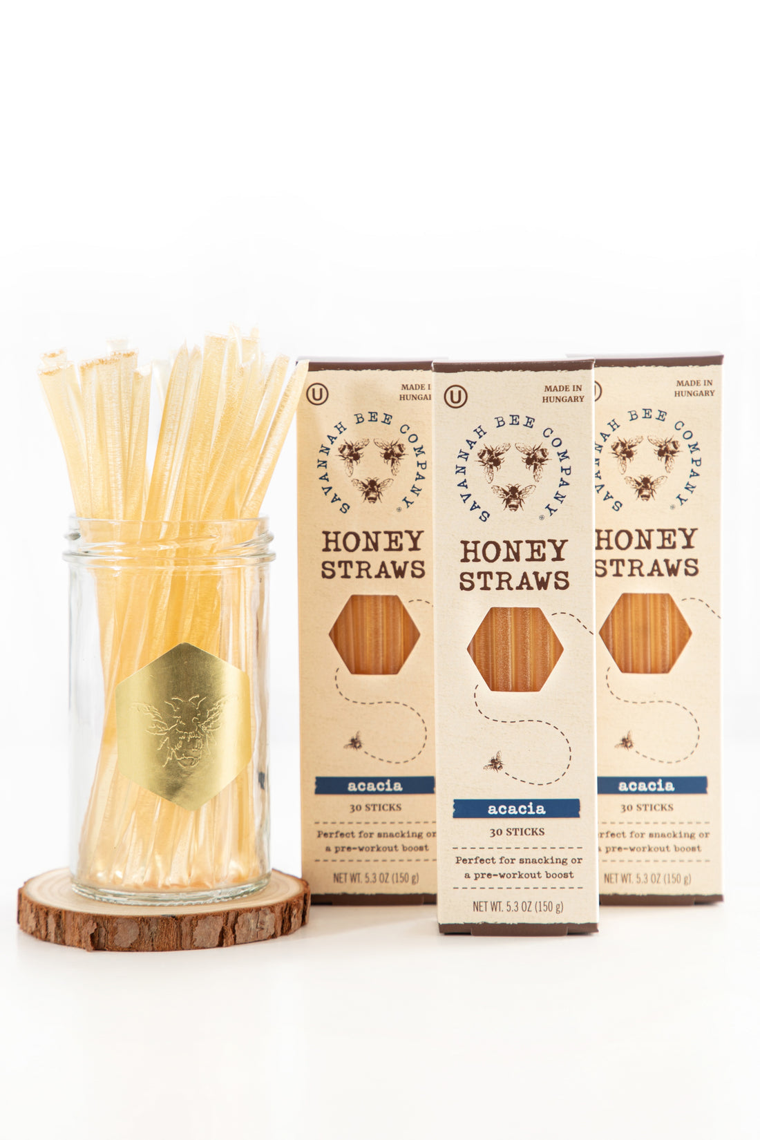 Savannah Bee Honey Straws
