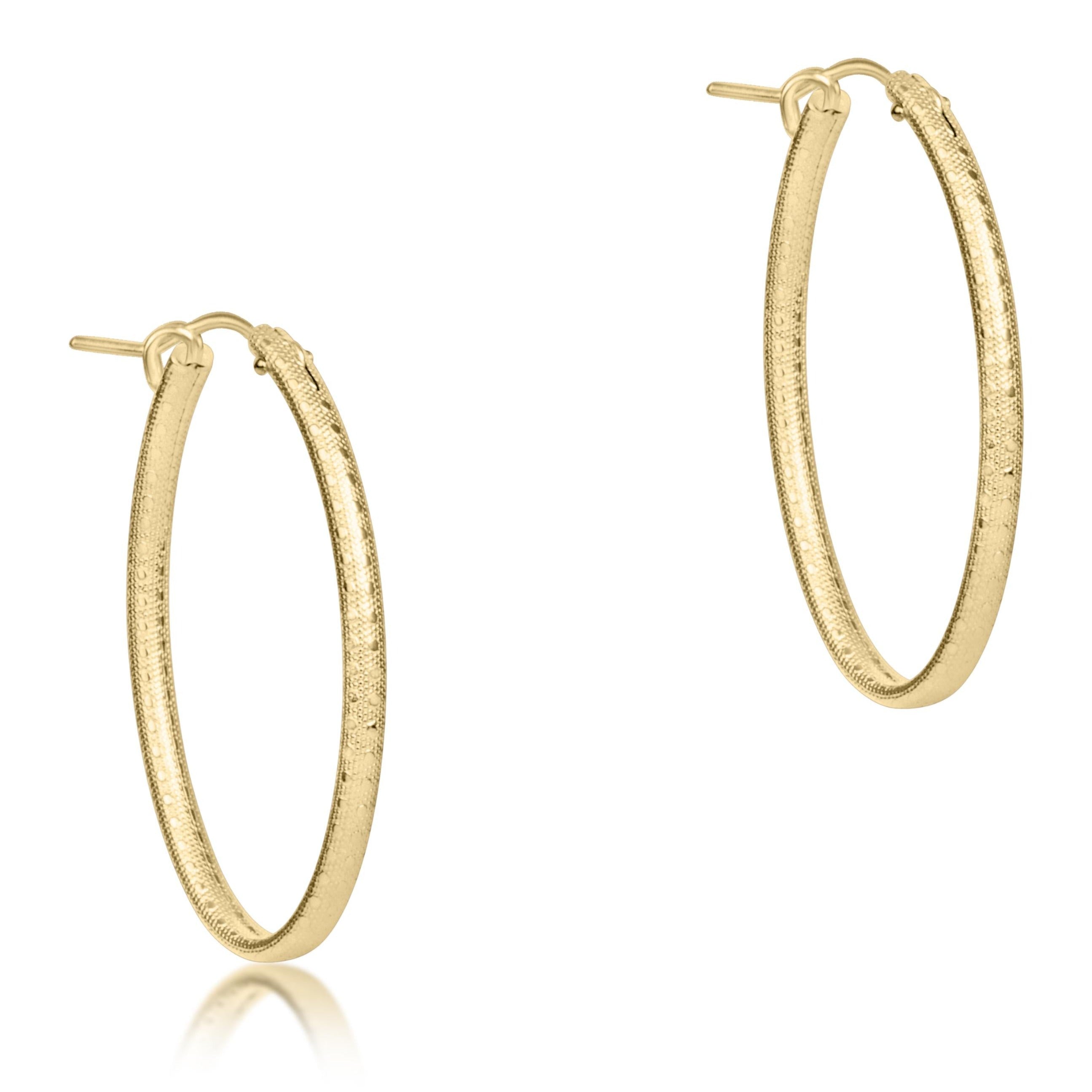 Enewton|Oval Gold Hoops
