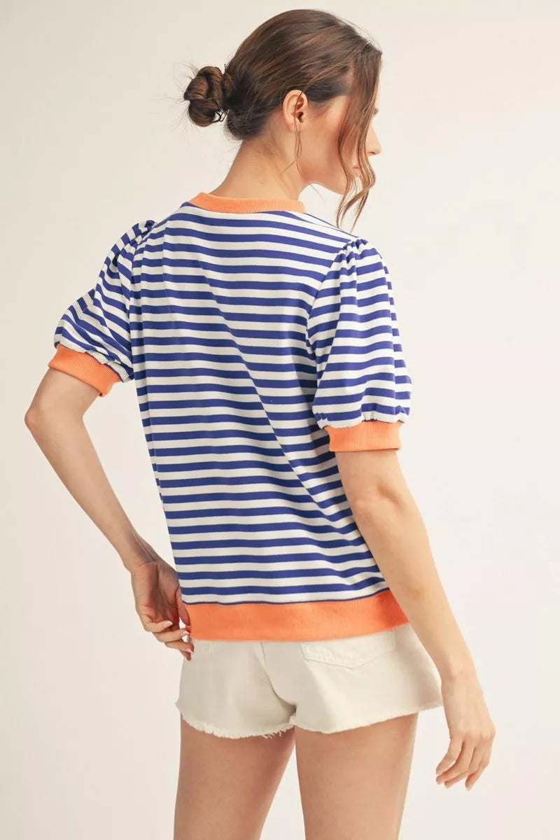 Striped Banded Tee