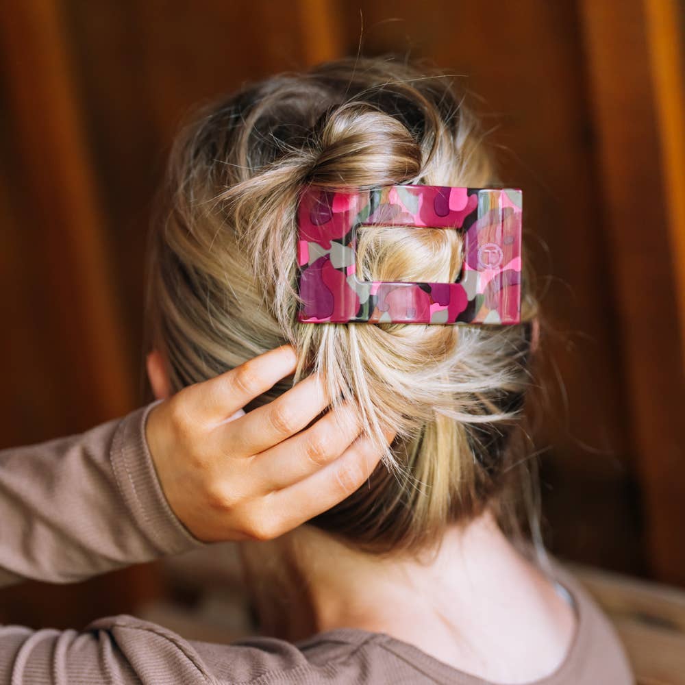 Flat Rectangle Teleties Clip-Medium