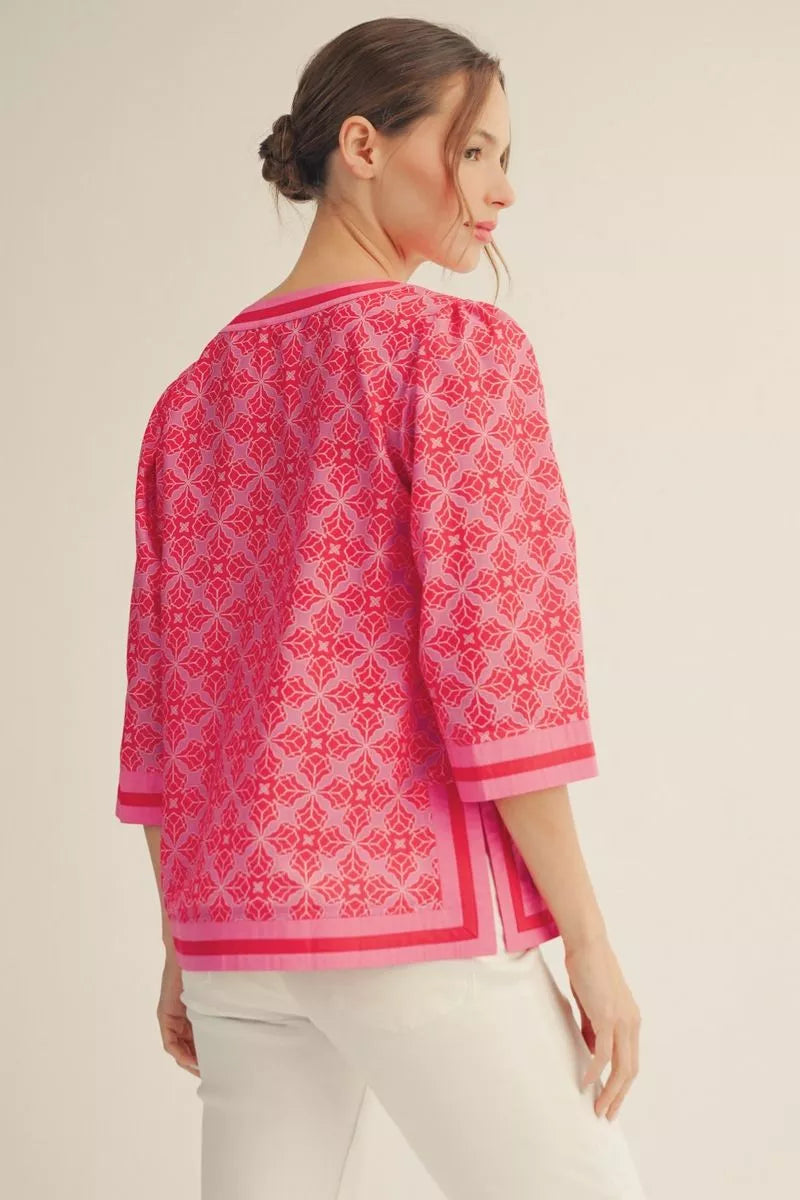 Orchid Mix Medallion Top