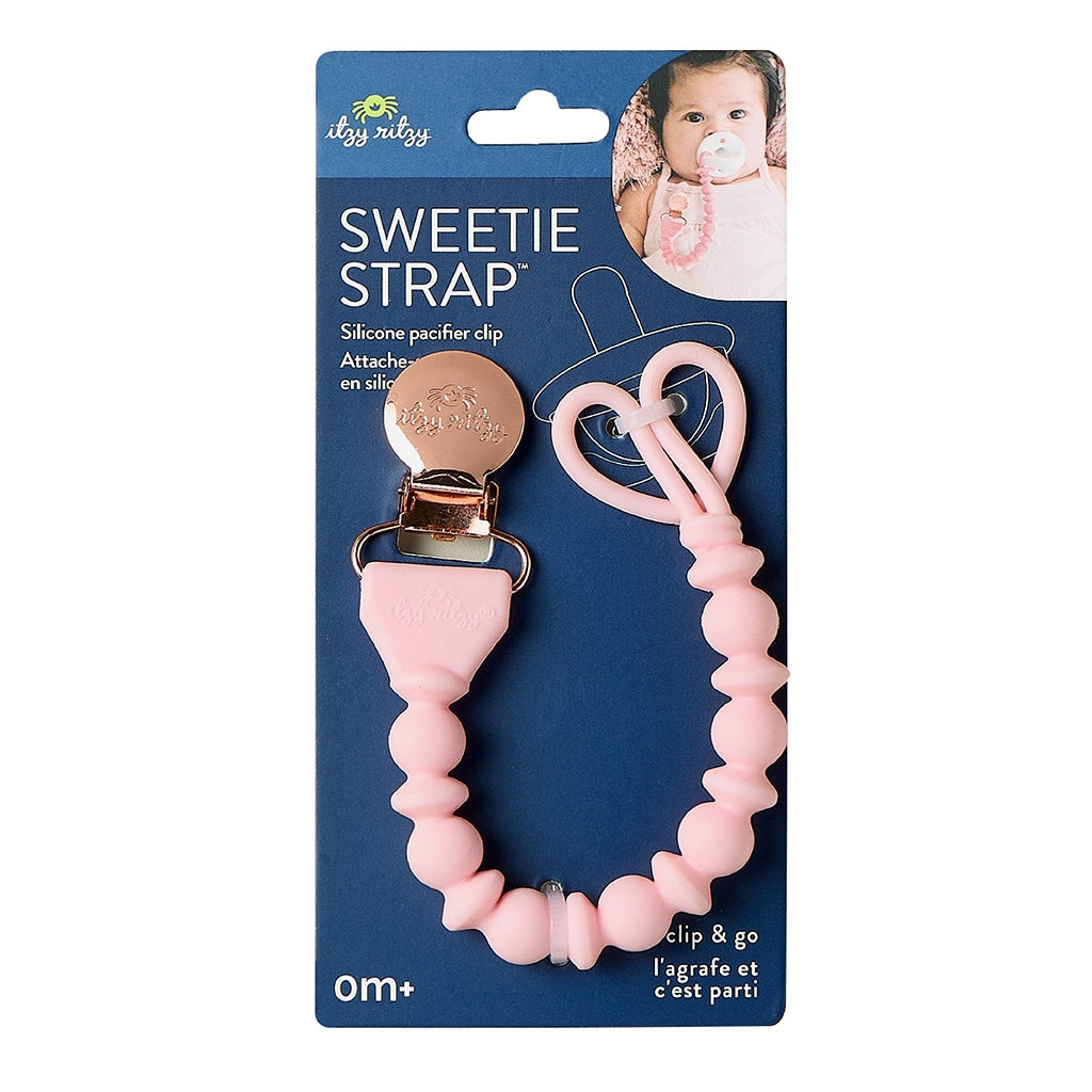Sweetie Strap Silicone Pacifier Clips