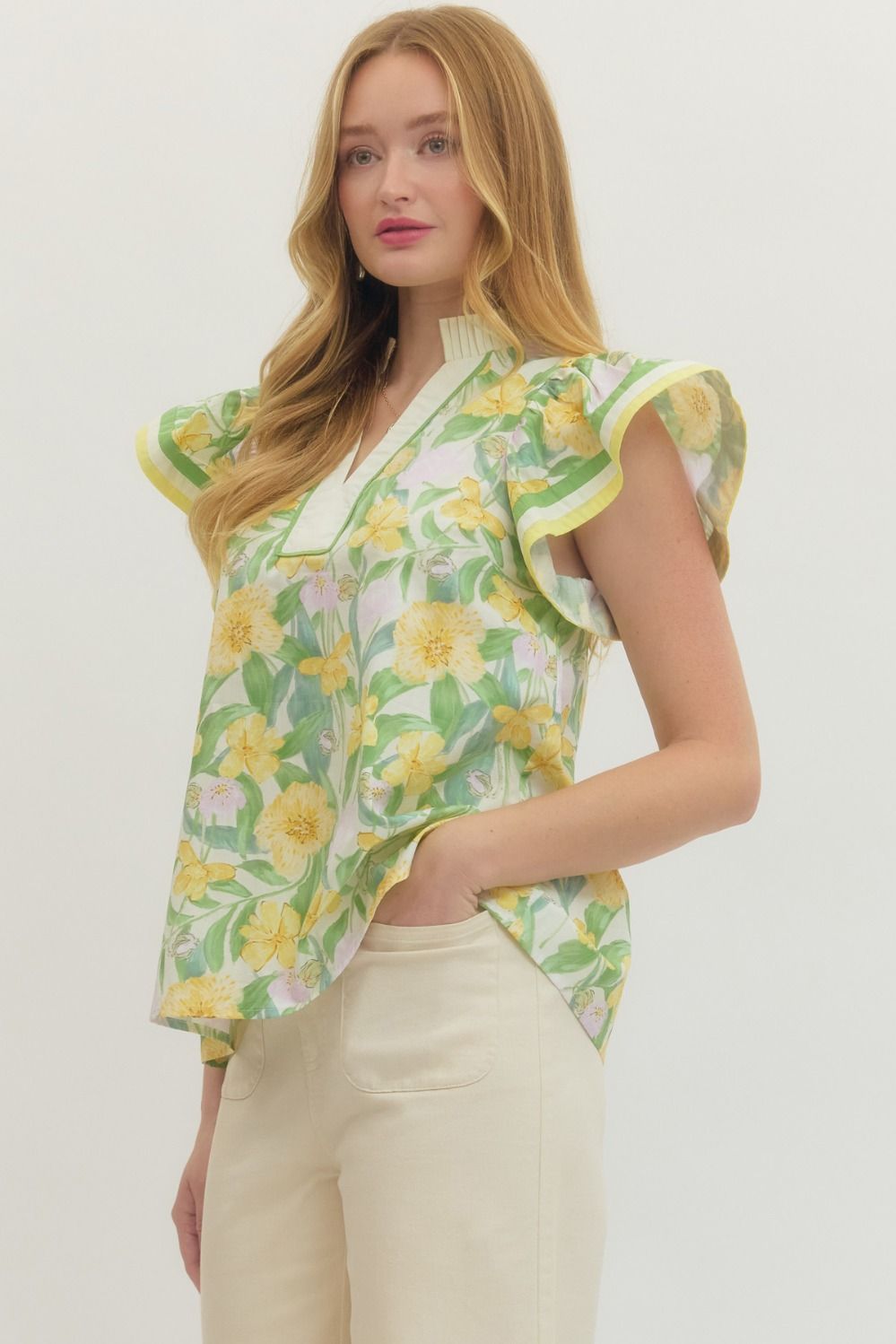 Yellow In Bloom Top
