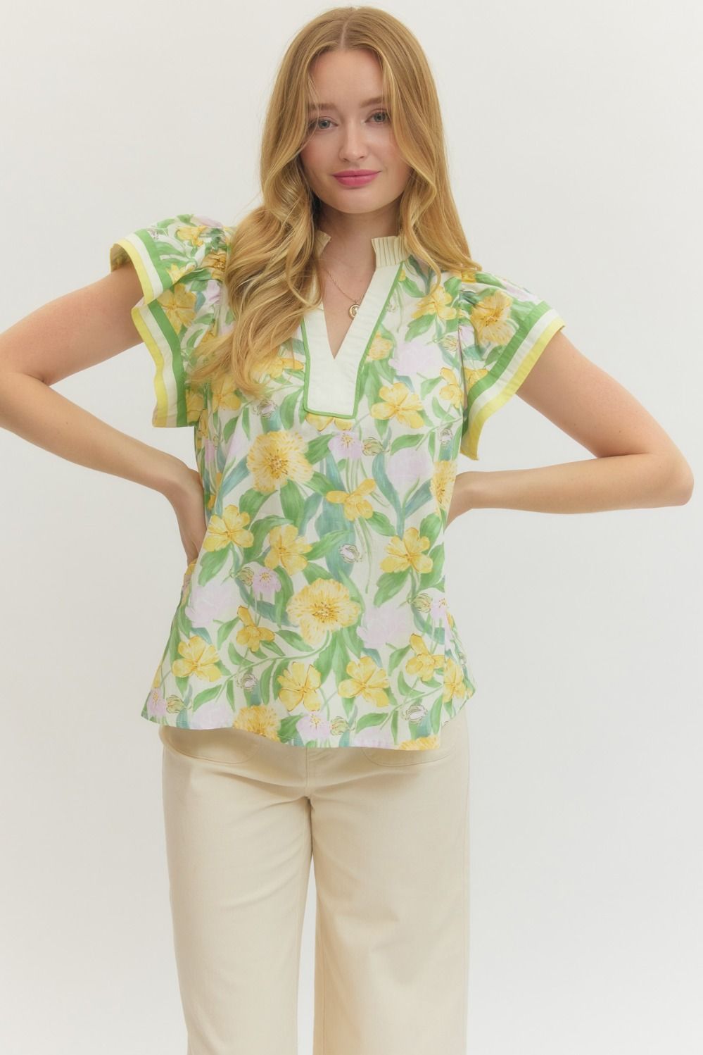 Yellow In Bloom Top