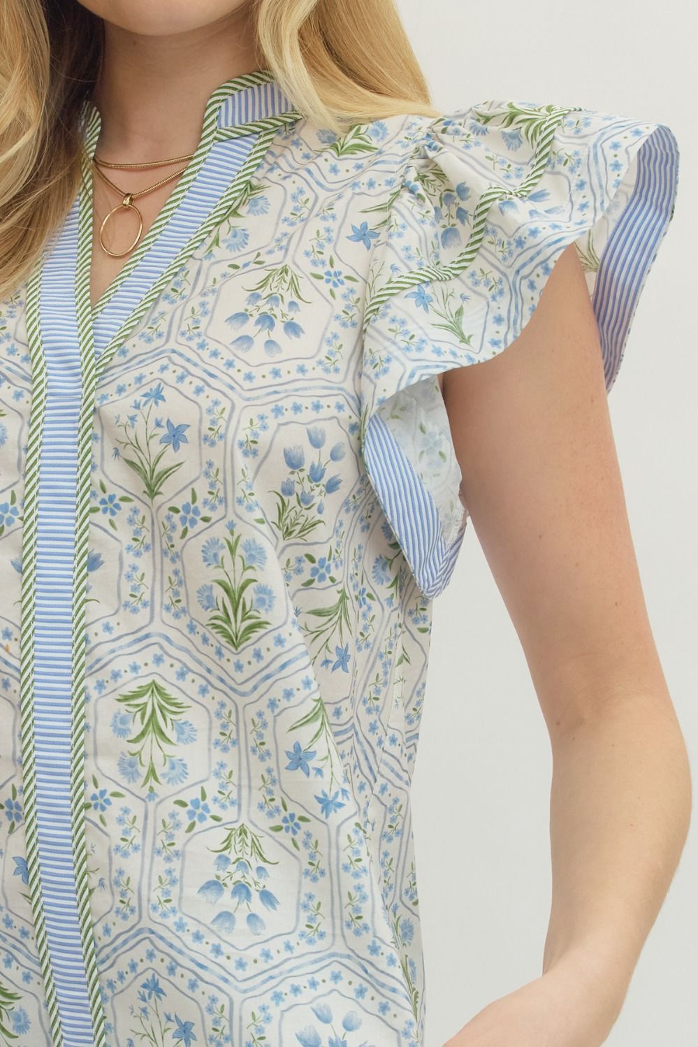 Floral Tile Top