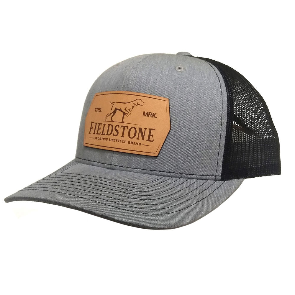 Fieldstone|Leather Dog Patch Hat