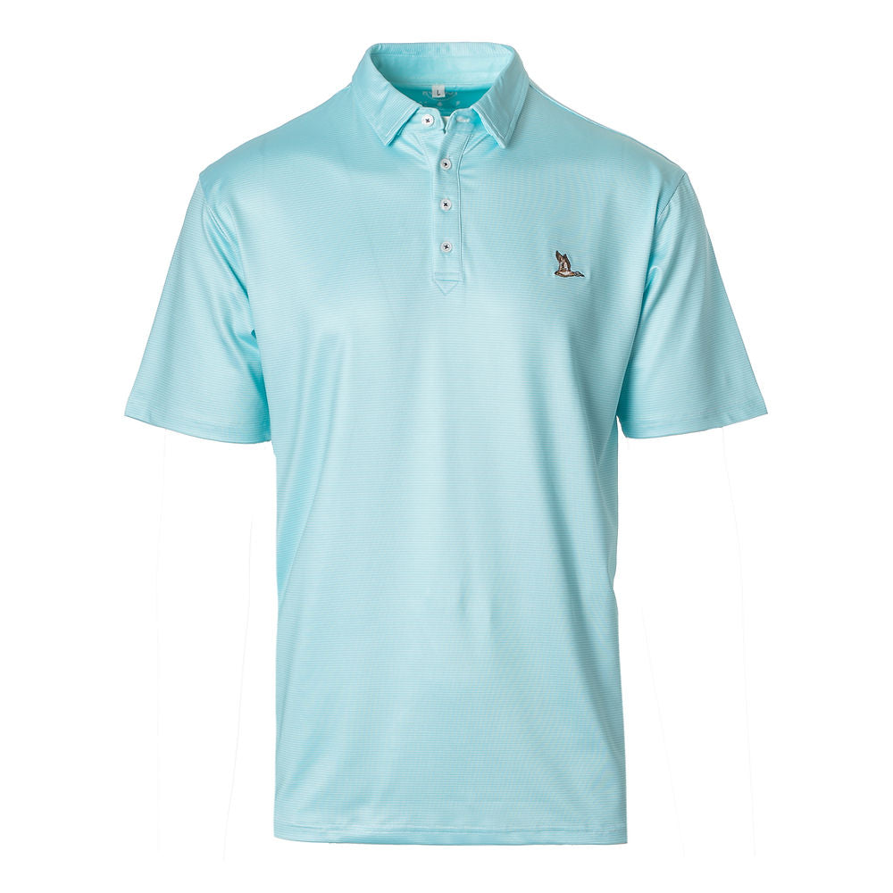 Youth Roost Mallard Aqua Polo