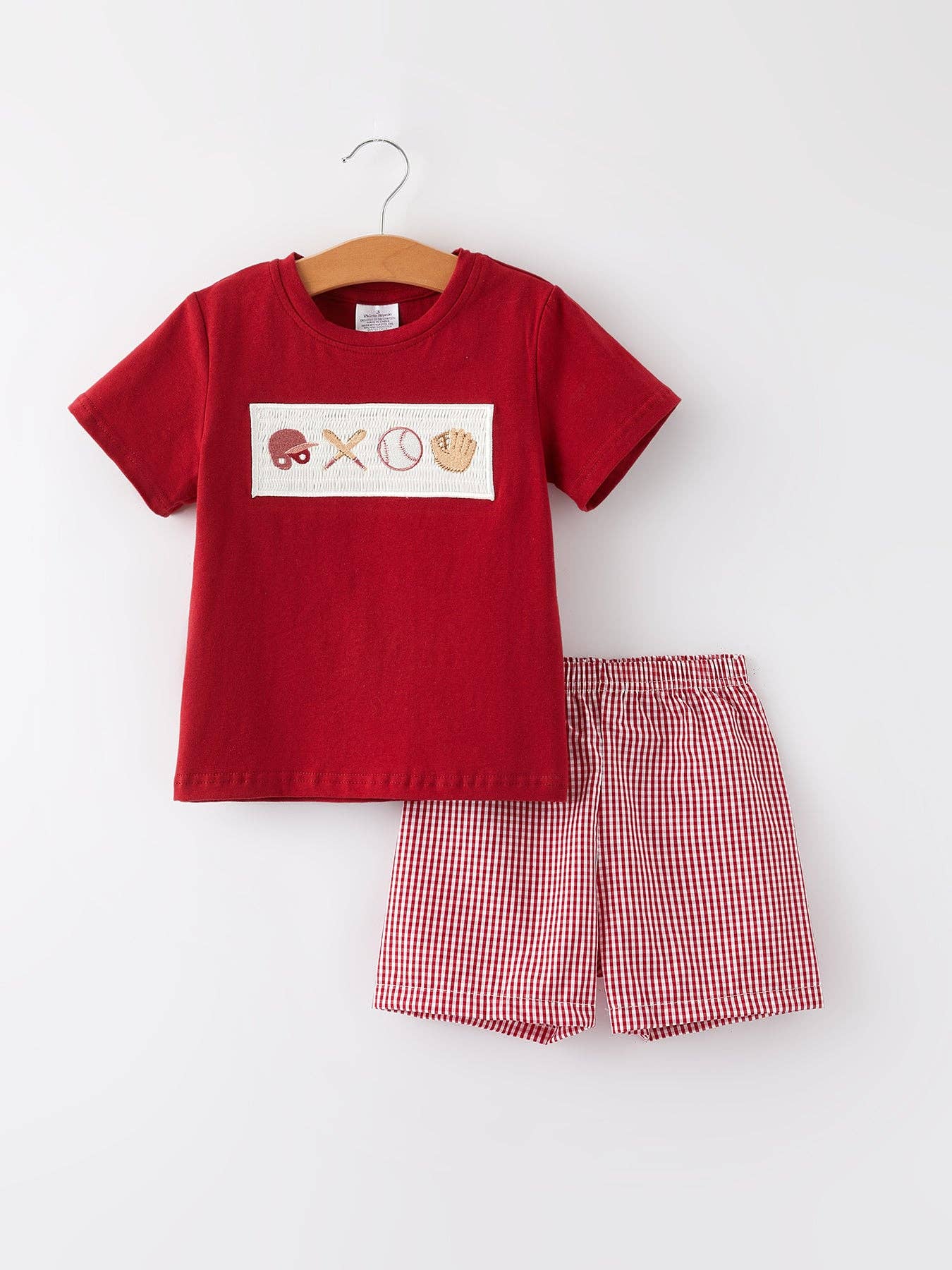 Baseball Embroidered Set