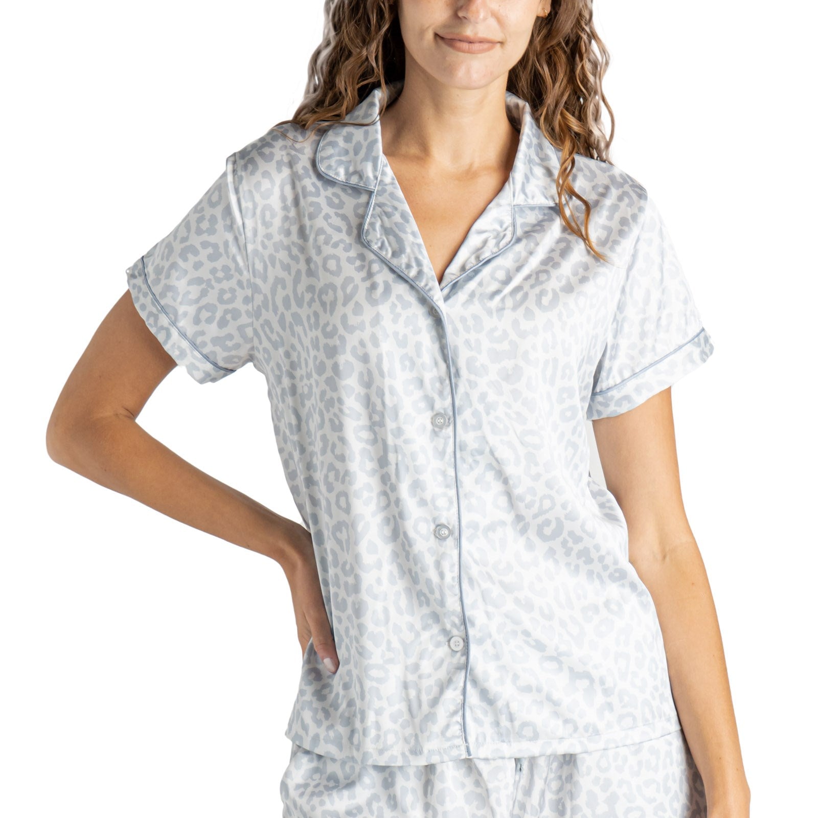 Leopard Satin Pajamas