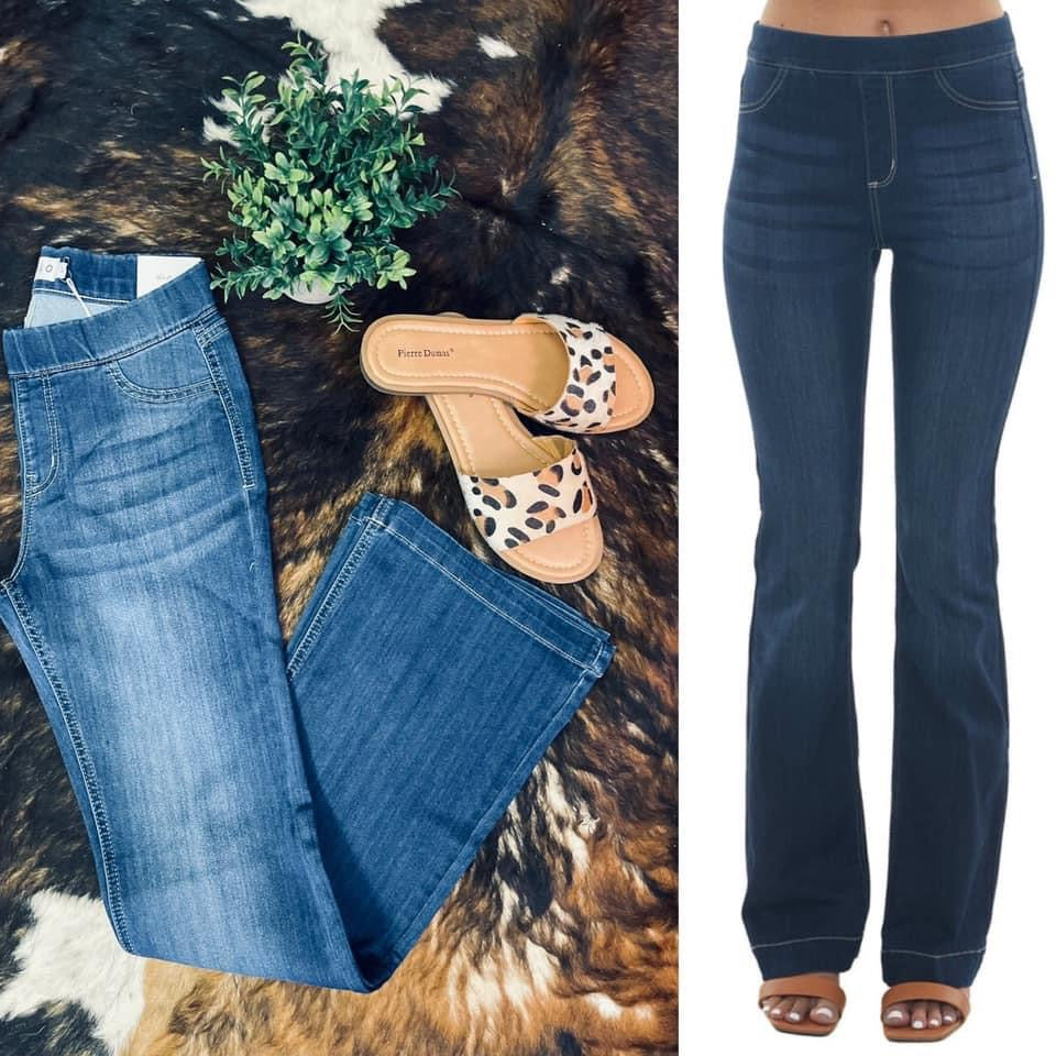 Pull On Dark Flares (30in)