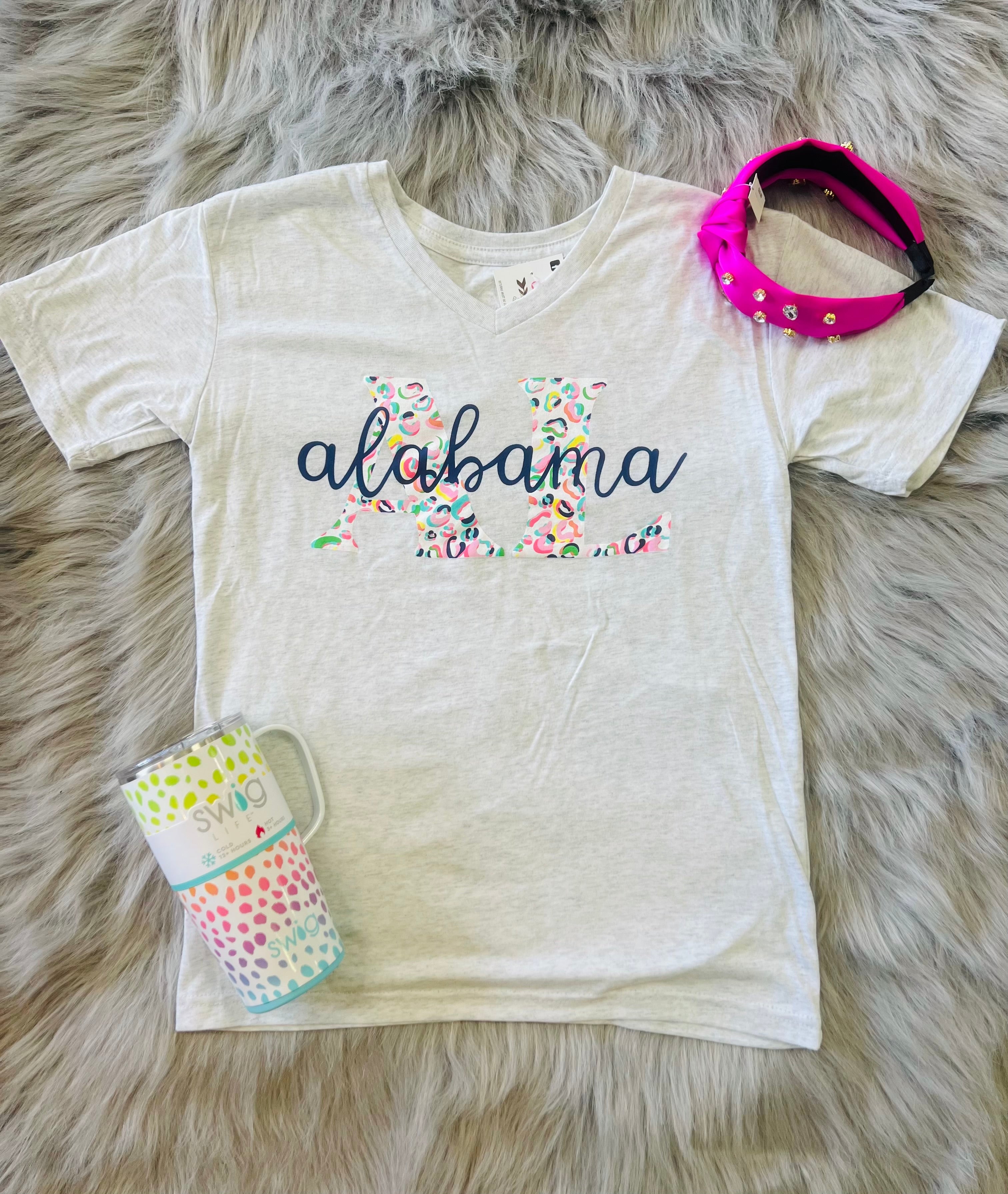 Alabama Leopard Tee