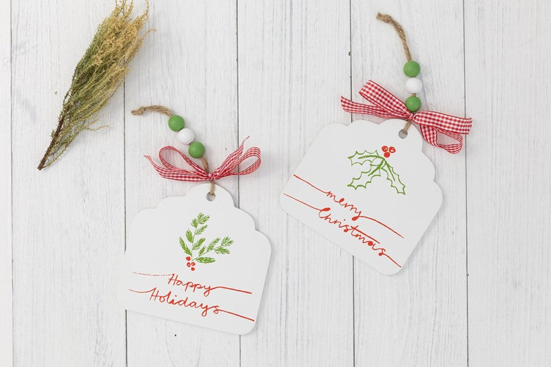 Bead Tag Ornament