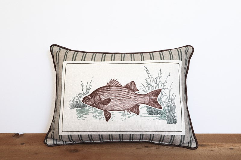 Bass Striped Pillow