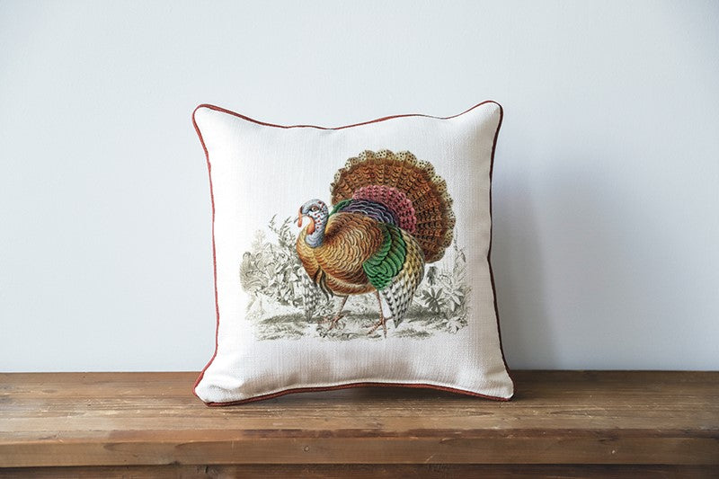 Vintage Turkey Pillow