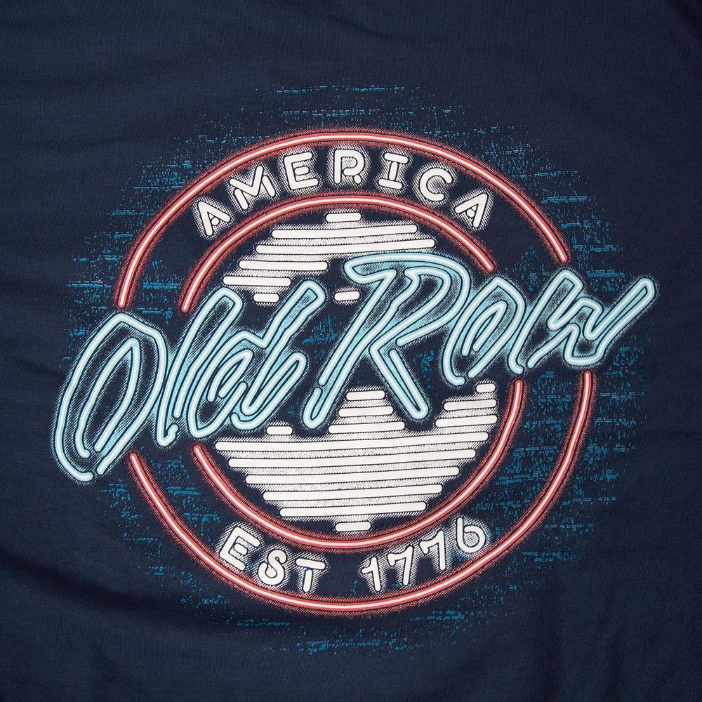 Old Row|USA Neon Logo Tee
