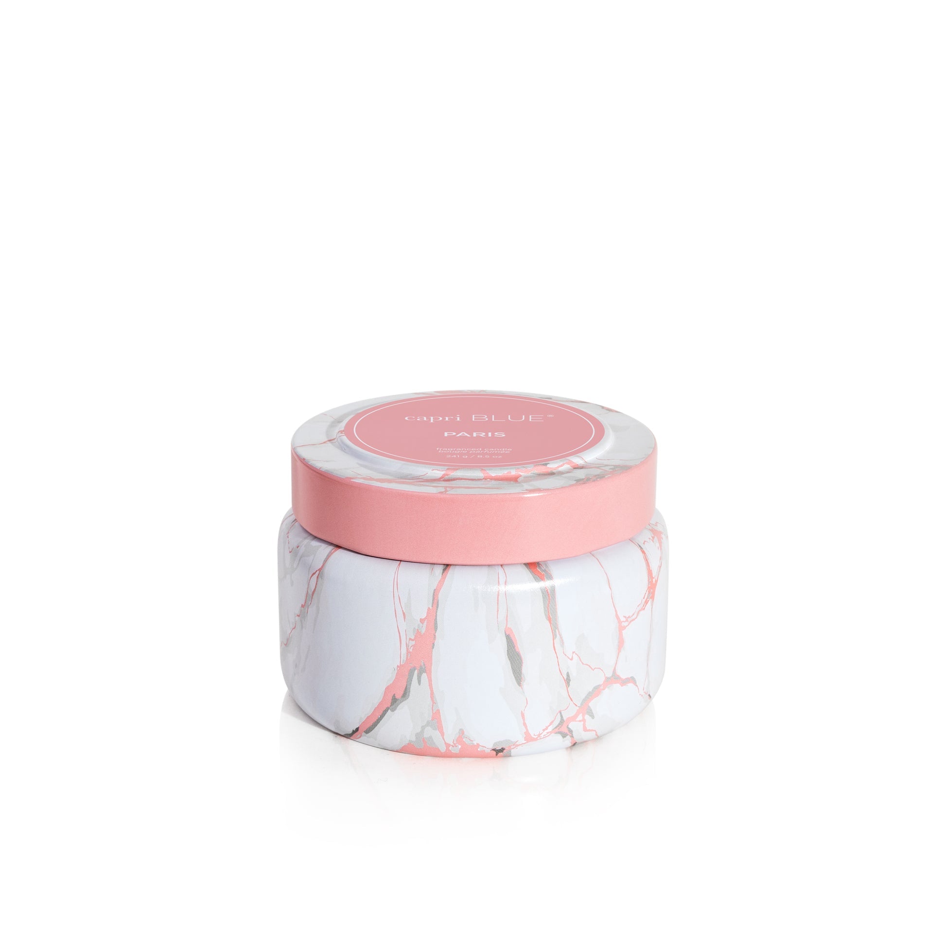 Paris Marble Tin Candle