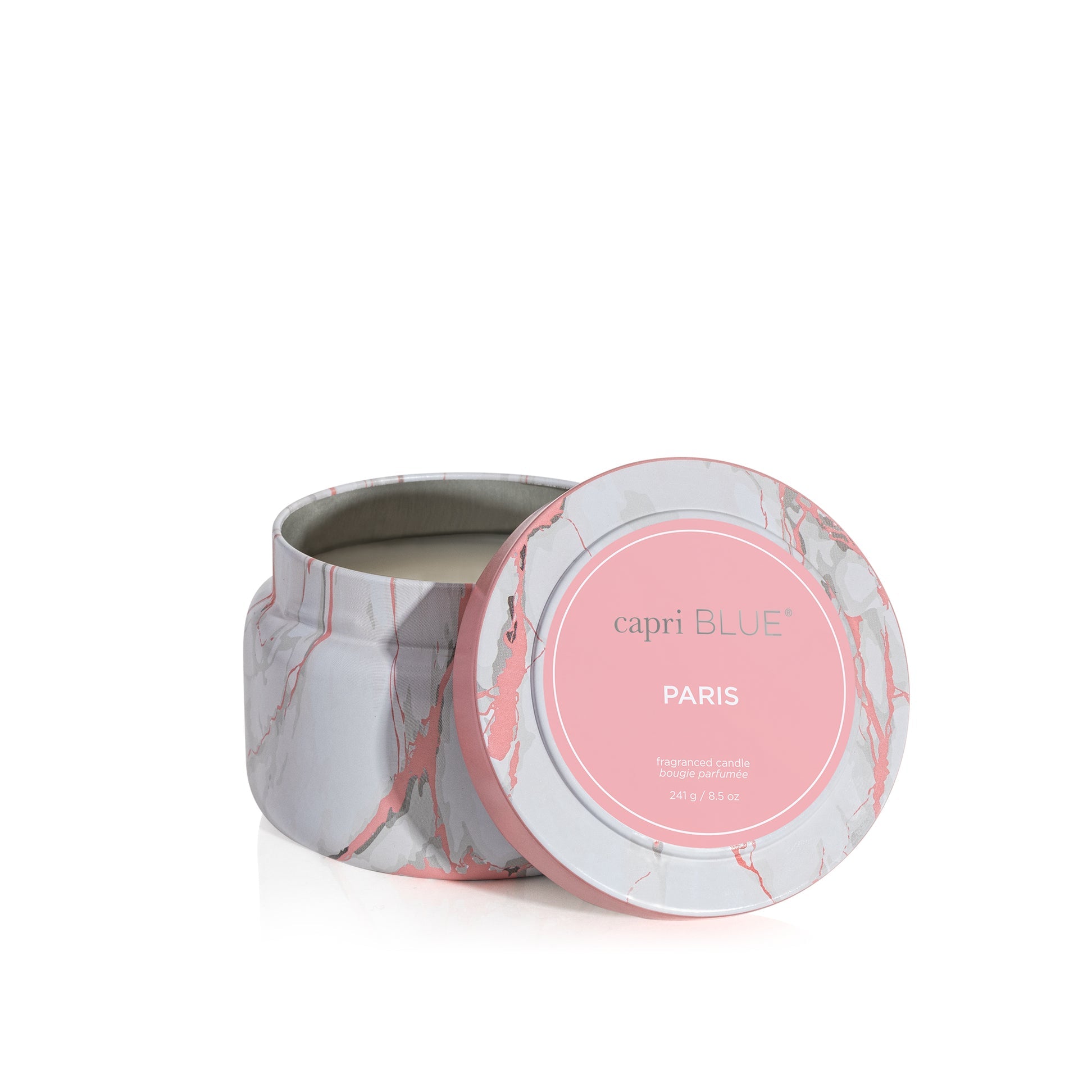 Paris Marble Tin Candle