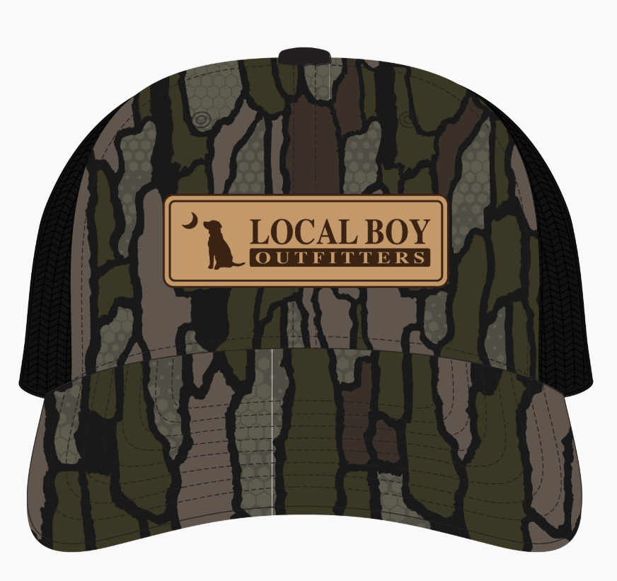 LB|Leather Label Patch Trucker