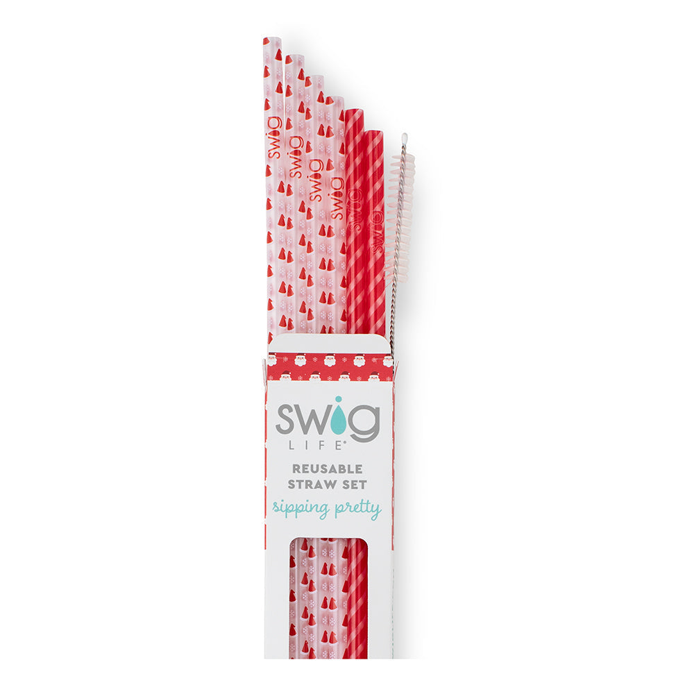 Santa Baby Straw Set