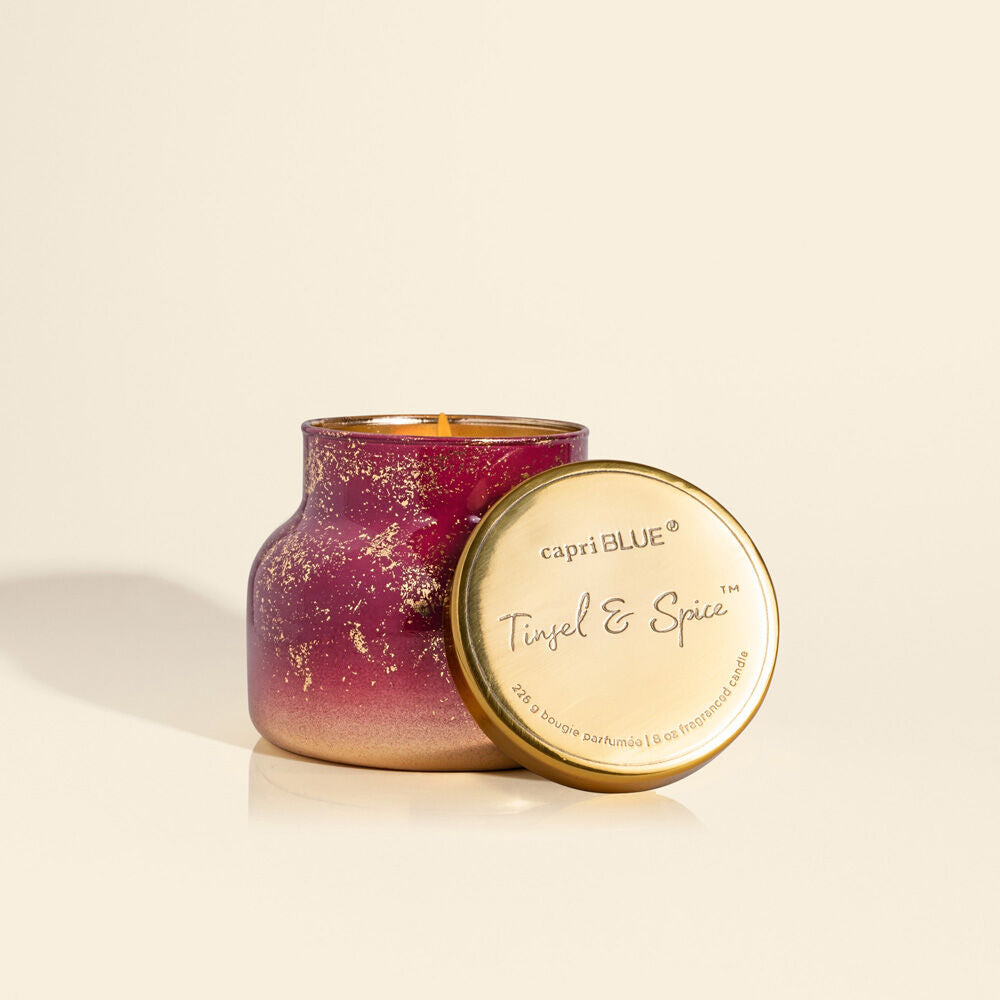 Tinsel & Spice Glimmer Jar, 8 oz