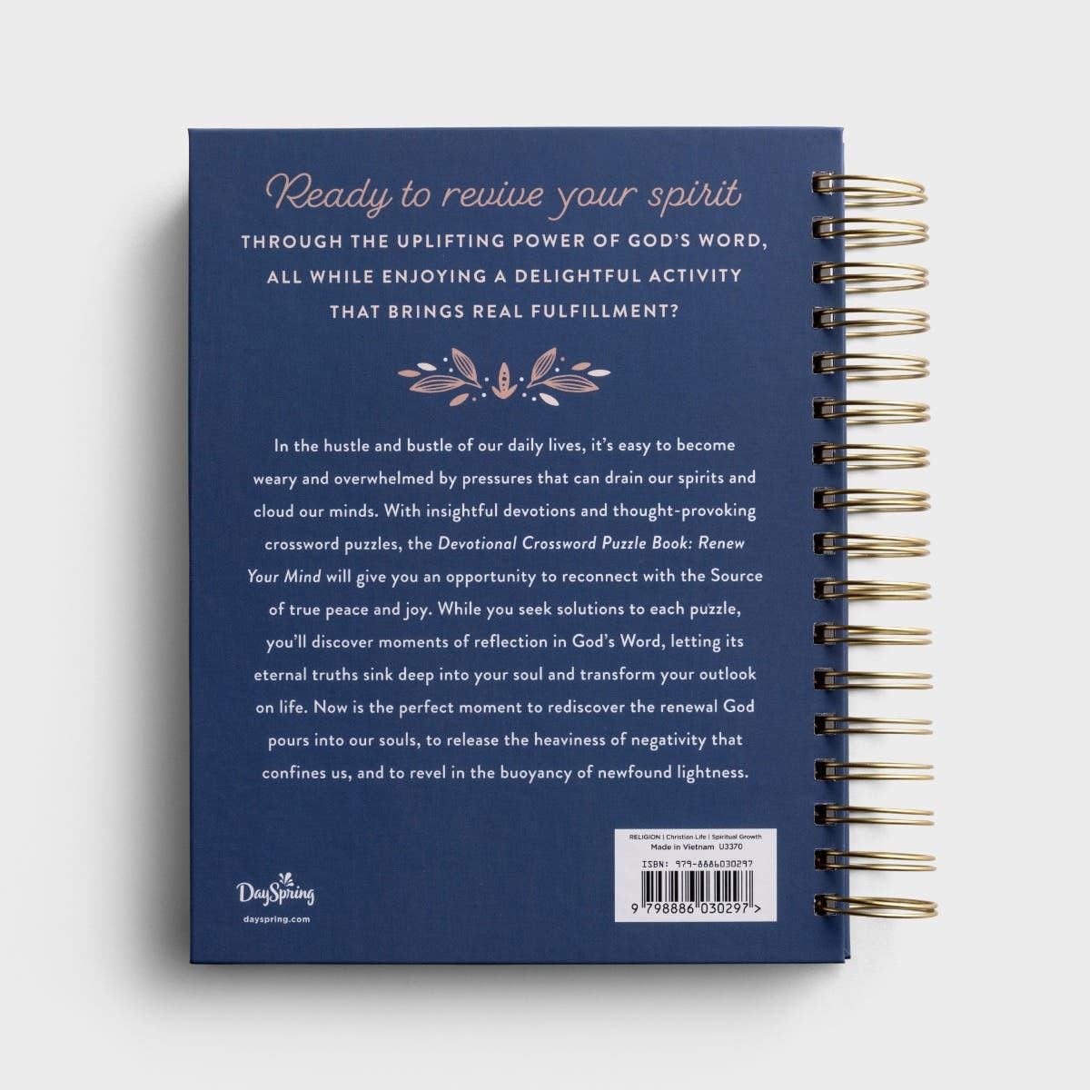 Renew Your Mind Devotional Crossword Book