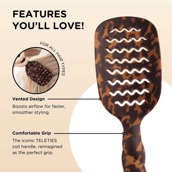 Teleties Vented Hair Brush