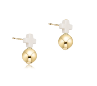 Enewton| Small Sign. Cross Earrings