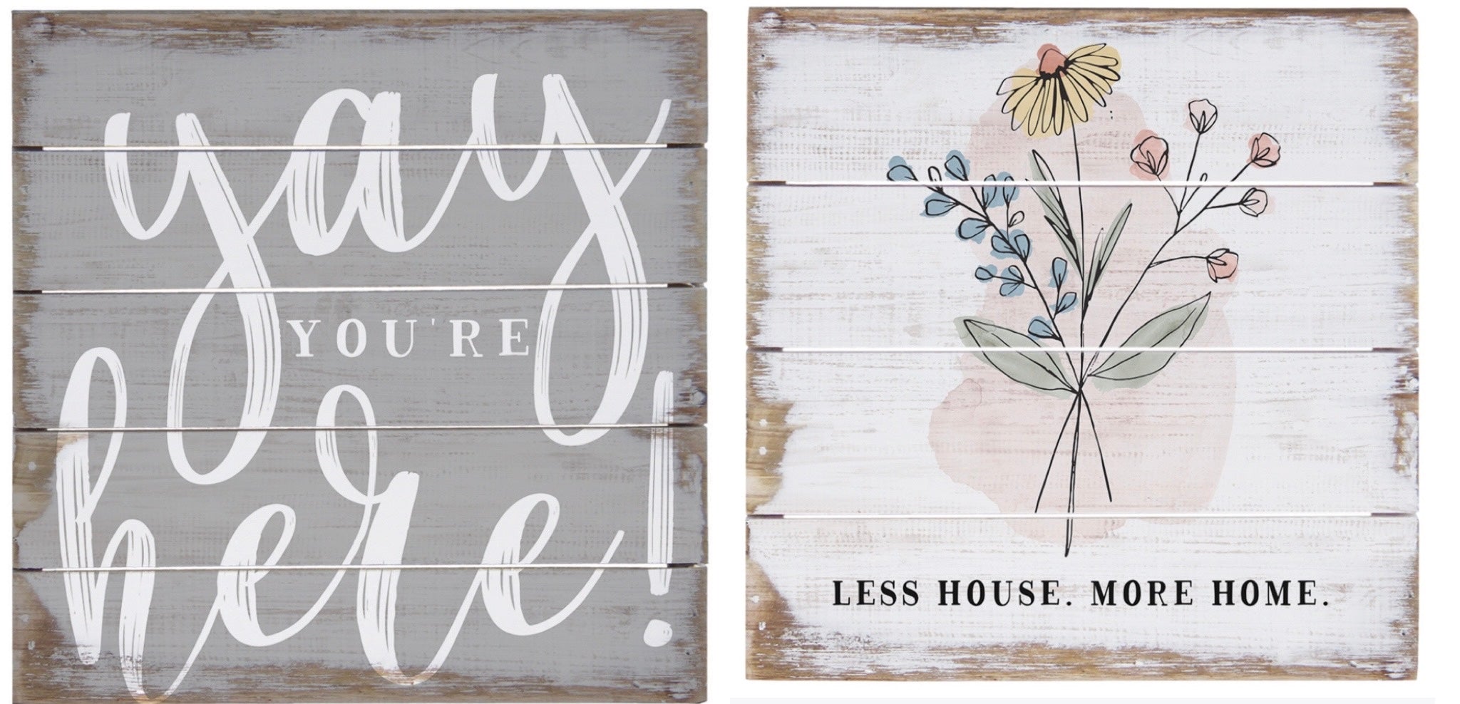 6 x 6 Wood Sign