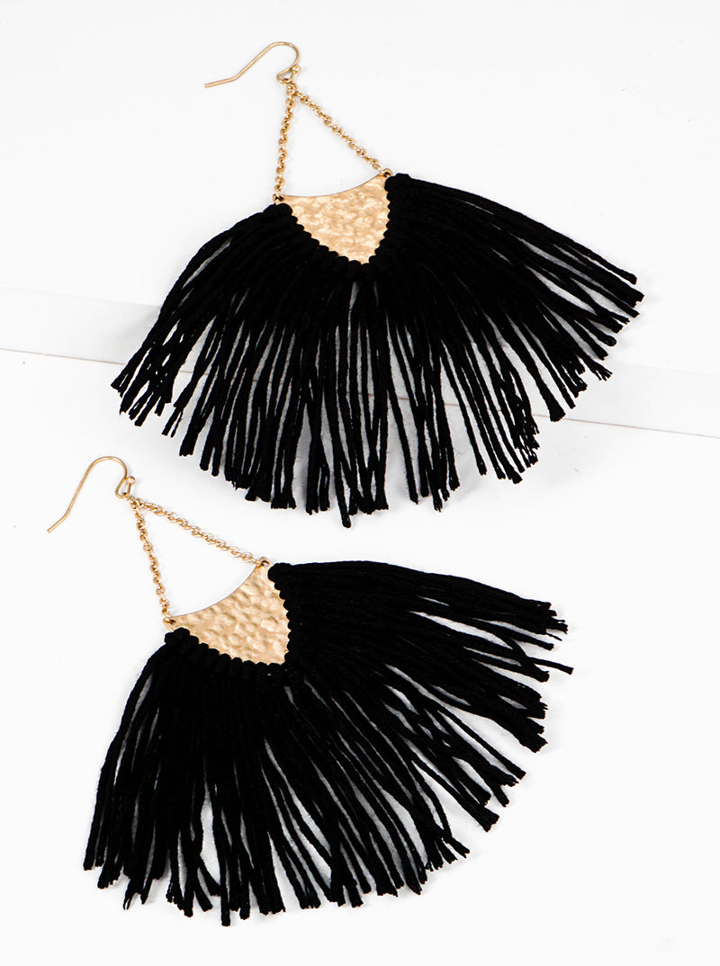 Upside Tassel Earrings