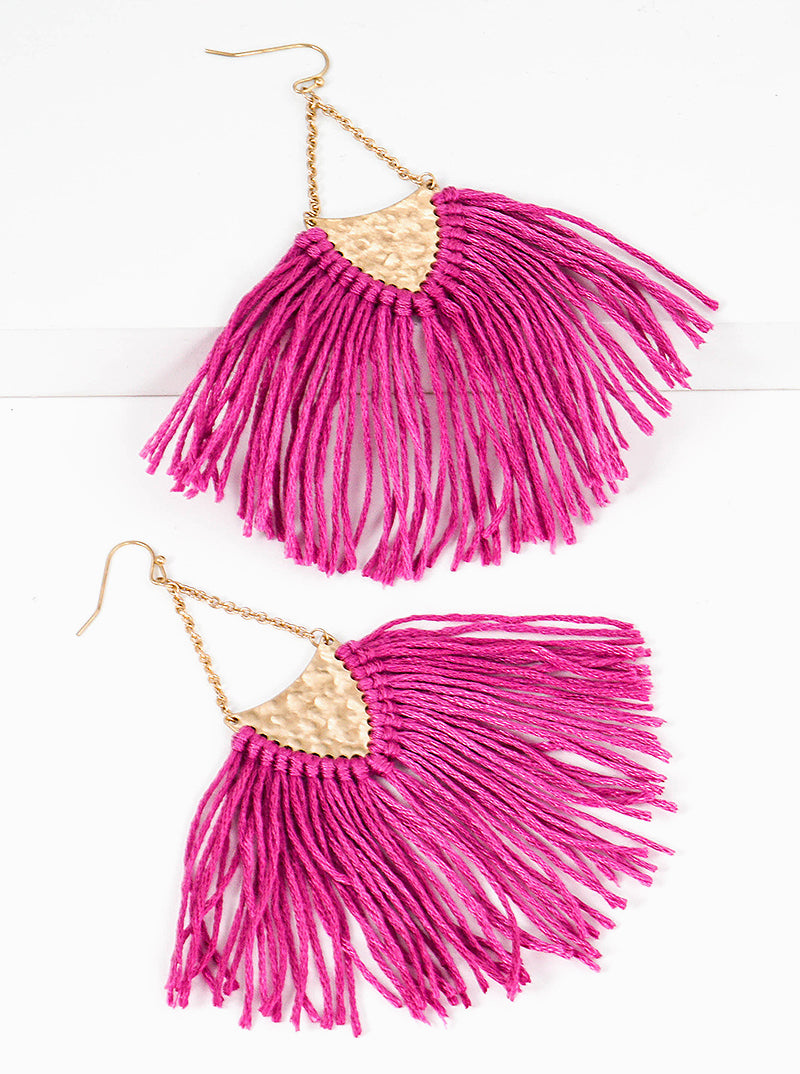 Upside Tassel Earrings